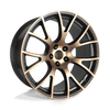 PR161 22X11 5X115 BLK BRZ 18MM