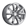 PR168 22X9 6X5.5 SLV W/ CHR ACC 24MM