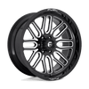 D662 20X9 6X5.5 GL-BLK-MIL 19MM