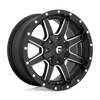 D538 22X9.5 8X180 MT-BLK-MIL 25MM