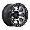 KM237 17X8.5 6X5.5 MACH-FC-BLK 0MM