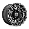 XD860 17X9 5X5.0 G-BLK MILL 00MM