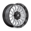 D798 20X9 5X5.0/135 SLVR-BRSH BLK-LP 01MM