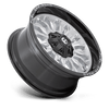 D798 20X9 5X4.5/5.0 SLVR-BRSH BLK-LP 01MM