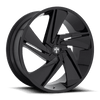 S247 22X9.5 BLANK GL-BLK 25MM (0-0)