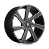 S133 22X9.5 BLANK MT-BLK-MIL 20MM (0-0)