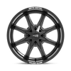 MO970 17X9 5X5.0/5.5 G-BLK MILL SPK -12MM