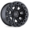 BRZRK 17X9.5 5X5.0 M-BLK -18MM