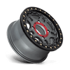 KS240 15X7 4X156 G-MTL BLK-RING 38MM