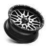 MA38 15X7 4X156 G-BLK MACH 10MM