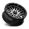 MA37 18X7 4X156 G-BLK MACH 10MM