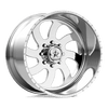 AW76 20X10 6X135 POLISHED -25MM
