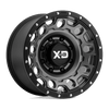 XD129 18X9 6X5.5 M-GRY BLK-RING 18MM