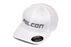 Falcon Shocks FlexFit Curved Visor Hat White/Silver Large/XLarge Teraflex