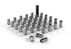 Jeep JK Spline Drive Lug Nut Kit 9/16 Inchx18 Chrome 36 pcs 07-18 Wrangler JK TeraFlex