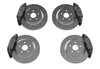 JL/JLU JK/JKU: Delta Brake Kit Front and Rear 5x5 Inch Bolt Pattern For 07-18 Jeep JK/JKU Wrangler, For 19-Current Jeep JL/JLU, 2020-Current Jeep JT Gladiator