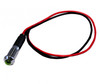 8mm LED Indicator Light With Wire Green Race Sport Lighting