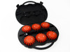 6 LED Emergency Flare Safety Kit w/ Charge Case Red Race Sport Lighting