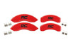 RC Caliper Cover Red 2021 Ford F-150 2WD/4WD Rough Country