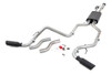 Dual Cat-Back Exhaust System w/Black Tips 09-20 Toyota Tundra V8-4.6L, 5.7L Rough Country