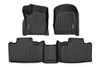 Heavy Duty Floor Mats Front/Rear-13-20 Jeep Grand Cherokee WK2 w/Factory Post Style Floormat Connector Rough Country