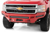 11-14 Chevrolet Silverado 2500 HD Front DIY High Clearance Bumper Kit w/Black Series White DRL LEDs Rough Country