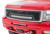 Chevrolet Mesh Grille 30 Inch Dual Row Black Series w/Cool White DRL LED 07-13 Silverado 1500 Rough Country