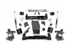 5 Inch Suspension Lift Kit w/V2 Monotube Shocks & Struts 14-18 Silverado/Sierra 1500 4WD Aluminum/Stamped Steel Rough Country