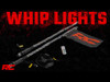 Polaris LED Whip Light Bed Mount Kit w/LED Whip Lights 12-20 Polaris RZR 170 EFI Rough Country