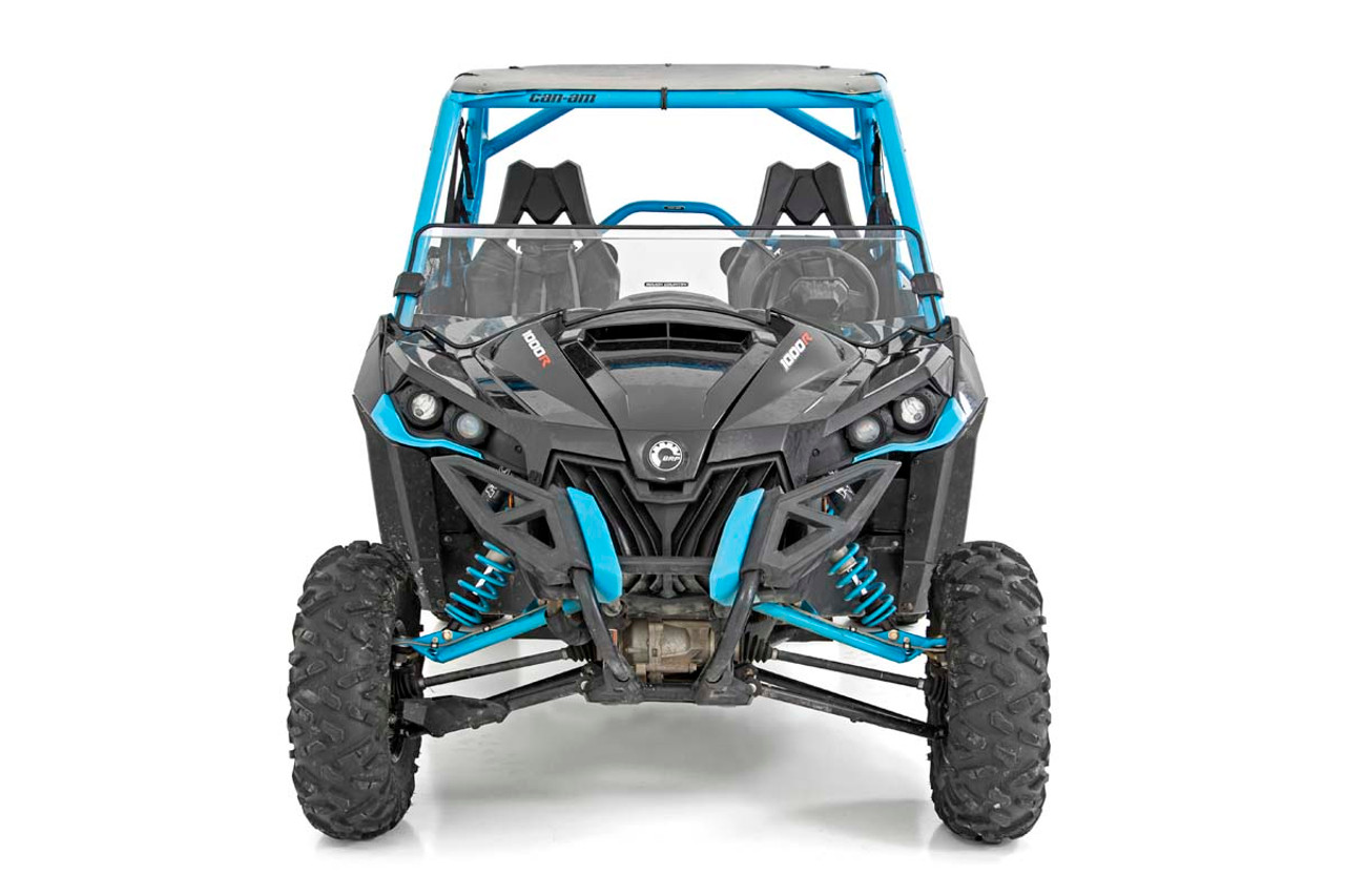 Can-Am Scratch Resistant Half Windshield 13-18 Maverick Rough Country