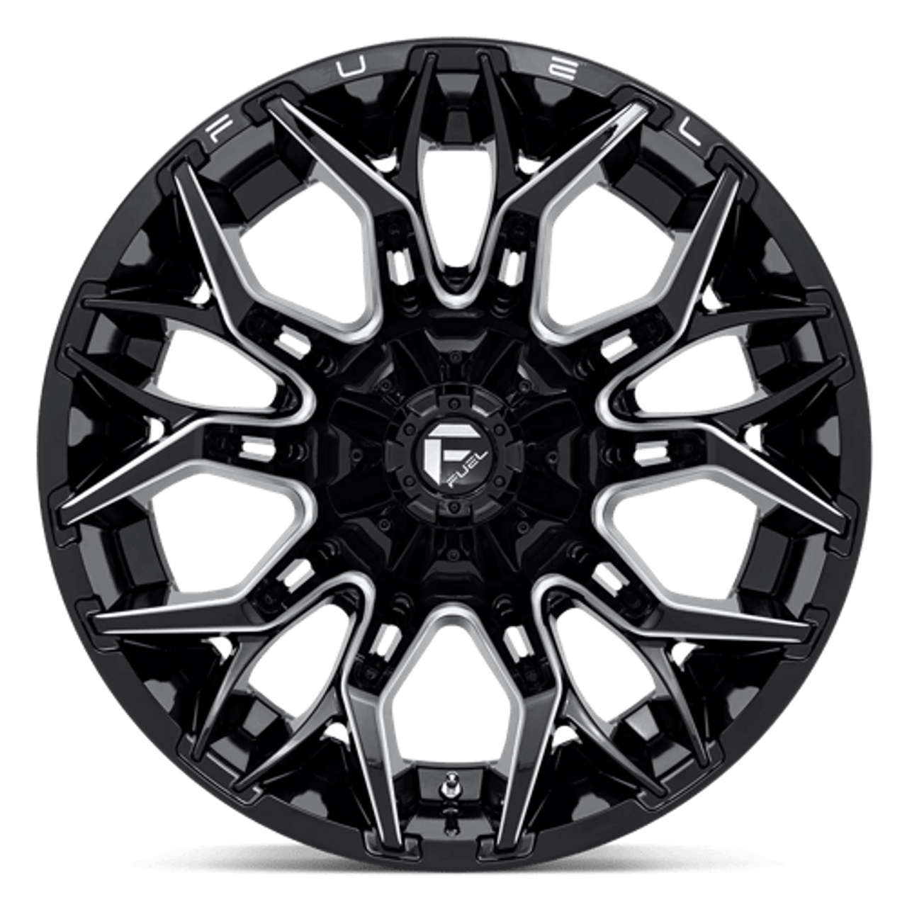 D769 22X12 8X170 G-BLK-MILL -44MM
