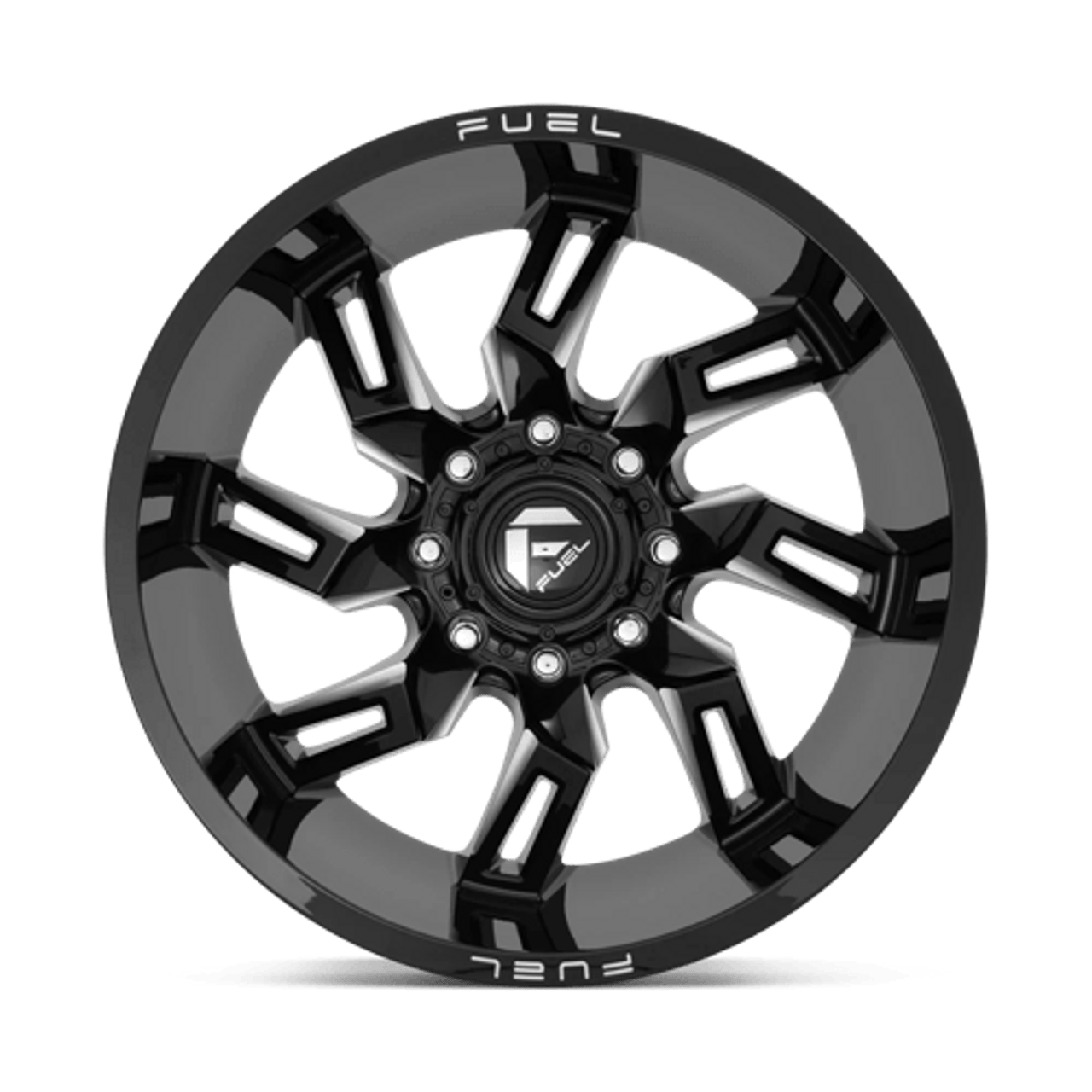 D747 20X9 5X5.5 GL-BLK-MIL 01MM