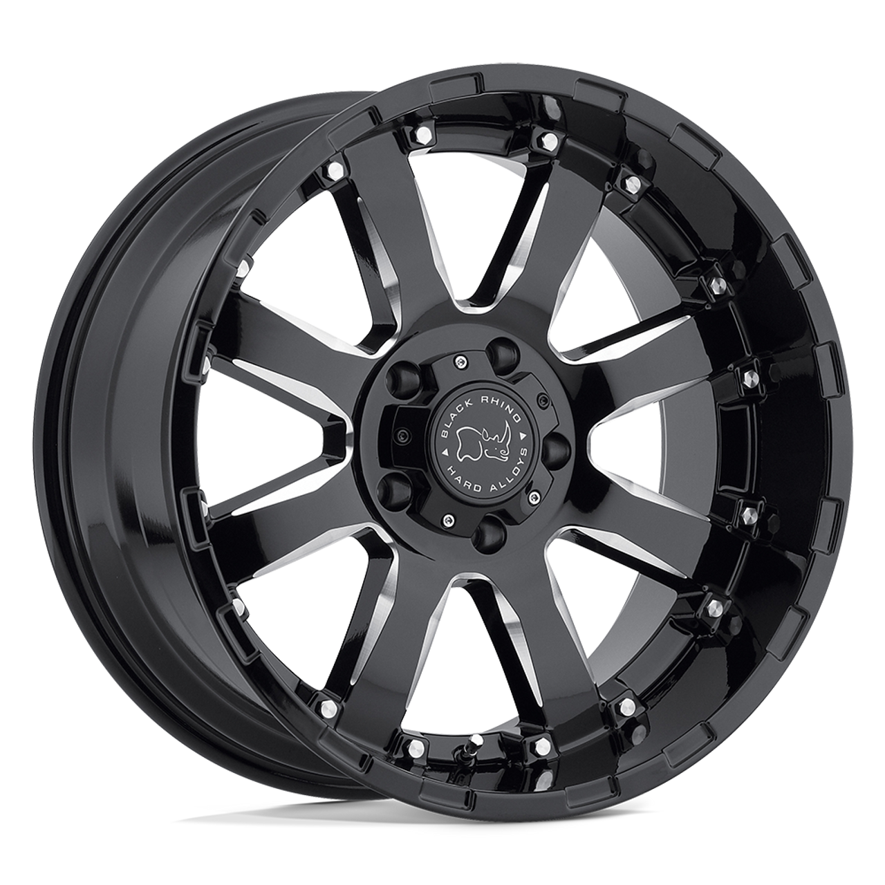 BRSRA 18X9 8X6.5 G-BLK-MILL -12MM