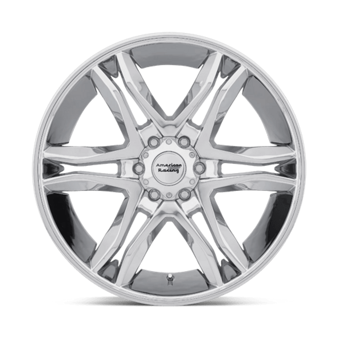 AR893 18X8.5 6X5.5 CHROME 12MM