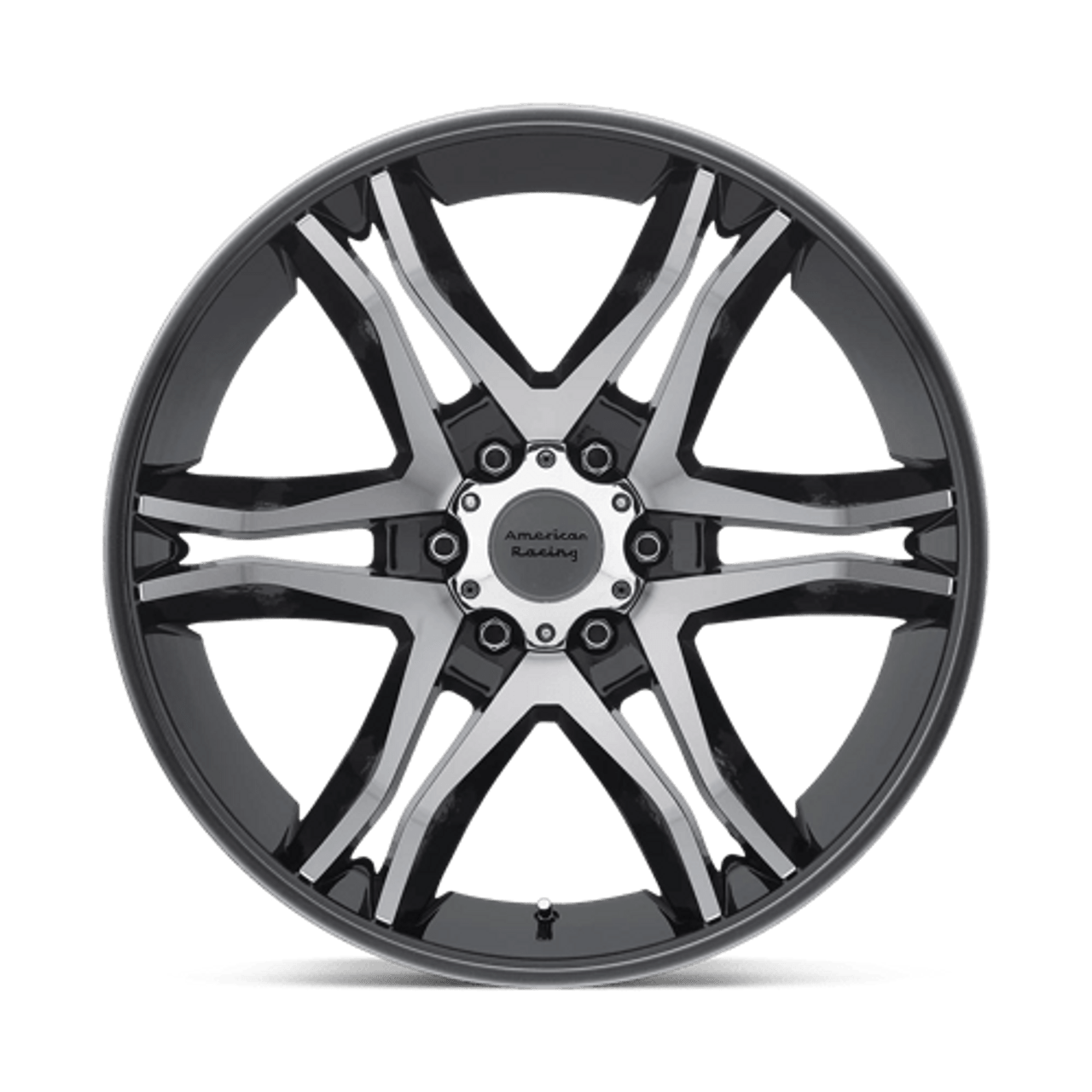 AR893 17X8 6X135 G-BLK MACH 25MM