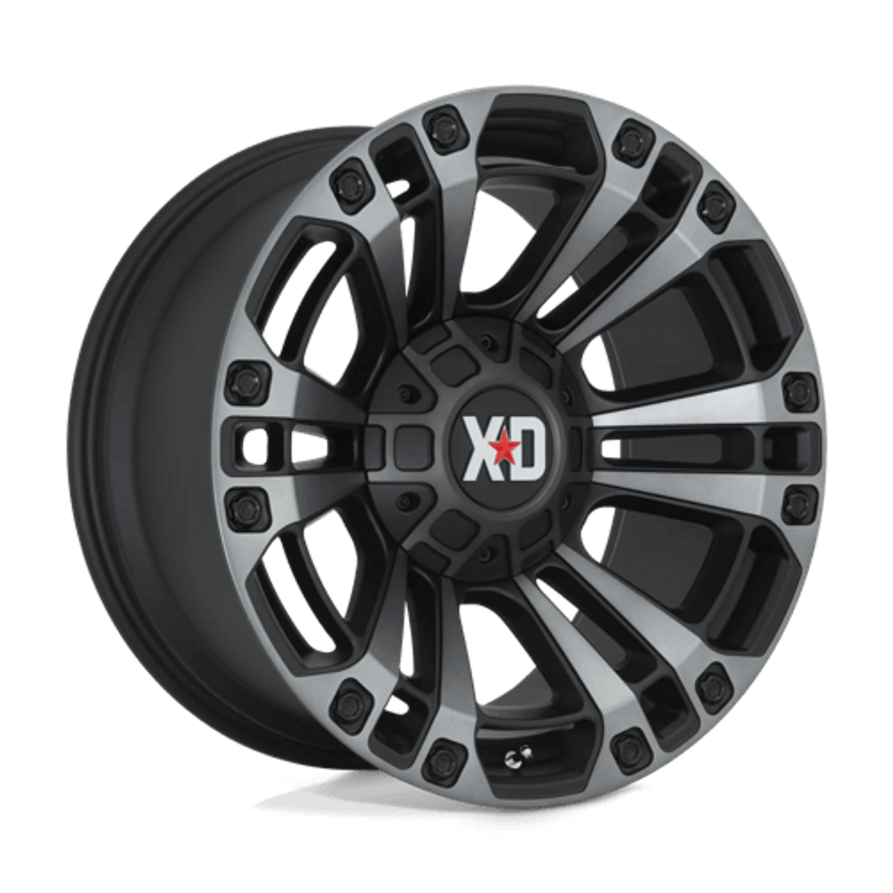 XD851 20X10 8X180 S-BLK GTCC -18MM