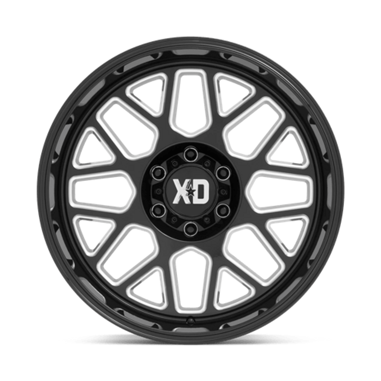 XD849 20X10 5X5.5 G-BLK MILL 12MM