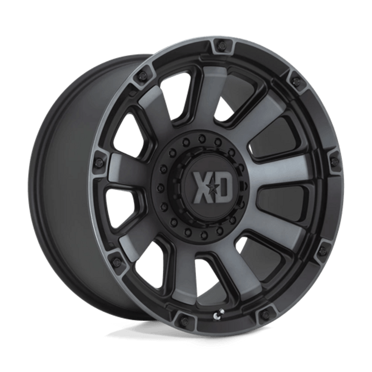 XD852 20X10 6X135/5.5 S-BLK GTCC -18MM