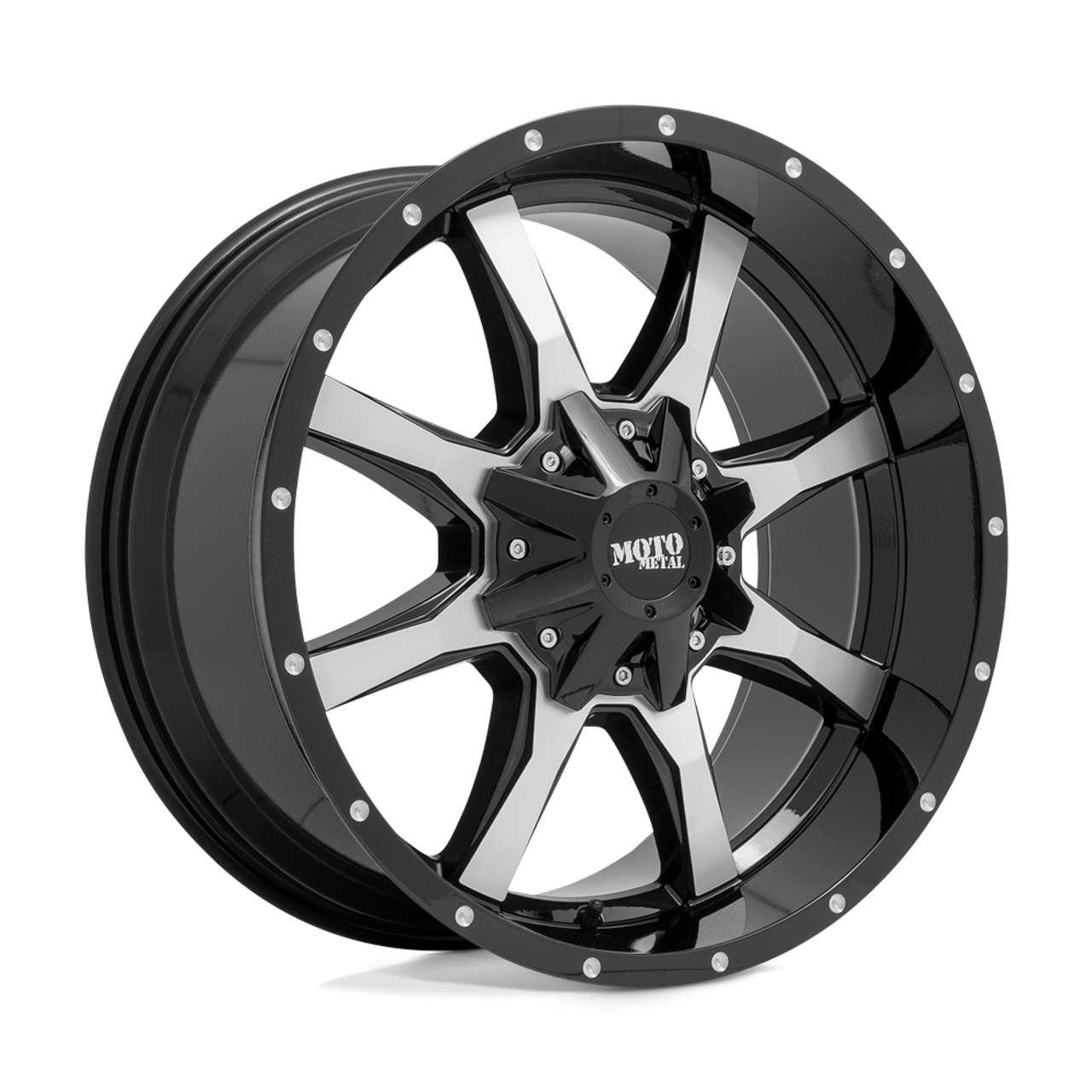 MO970 20X10 8X170 G-BLK MACH -18MM