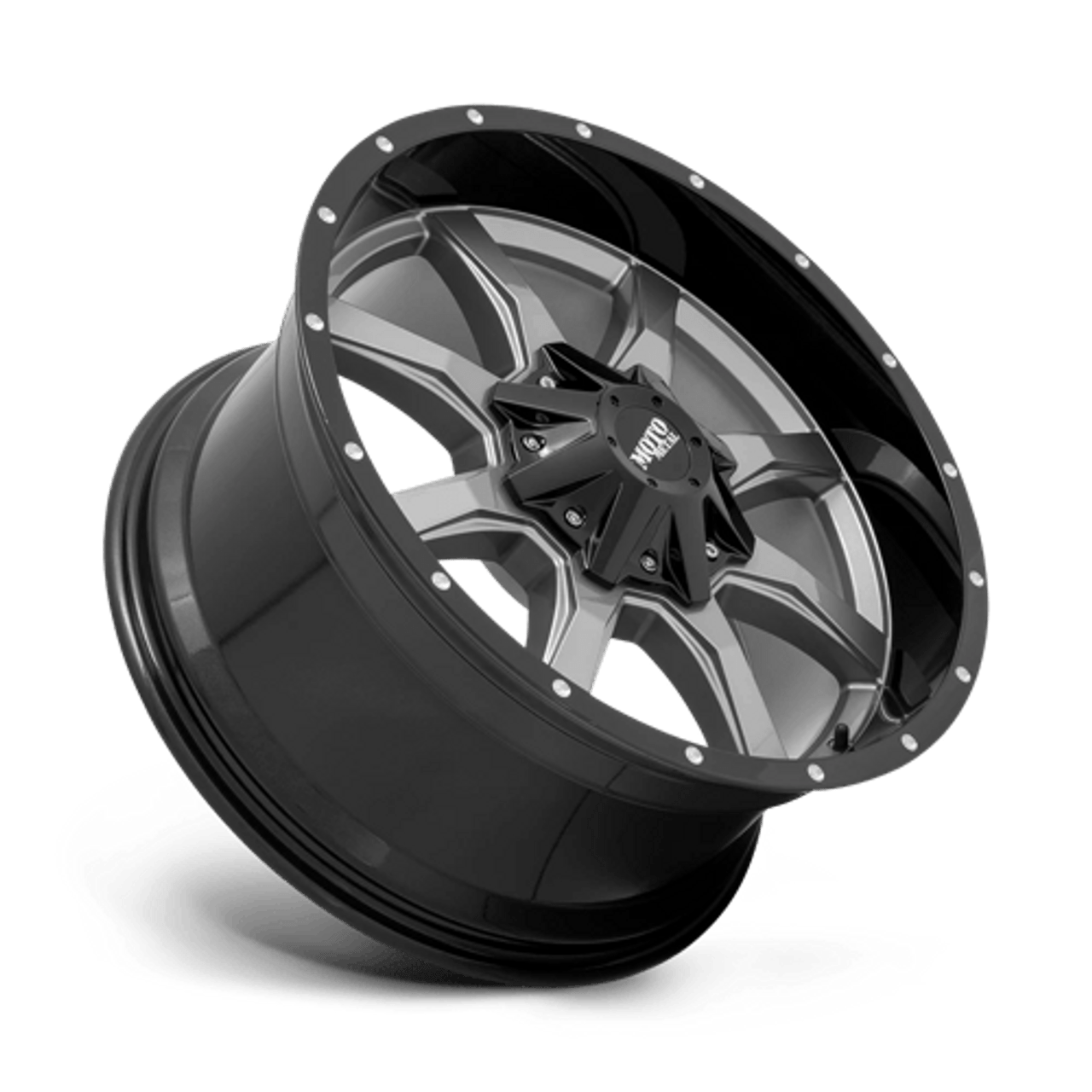 MO970 20X10 8X170 G-GRY BLK LP -24MM