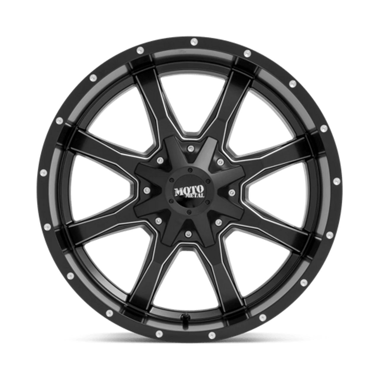 MO970 20X10 6X135/5.5 SG-BLK-MILL -18MM
