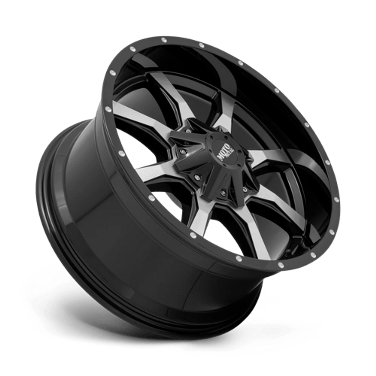 MO970 17X8 5X4.5/5.0 G-BLK MACH 40MM
