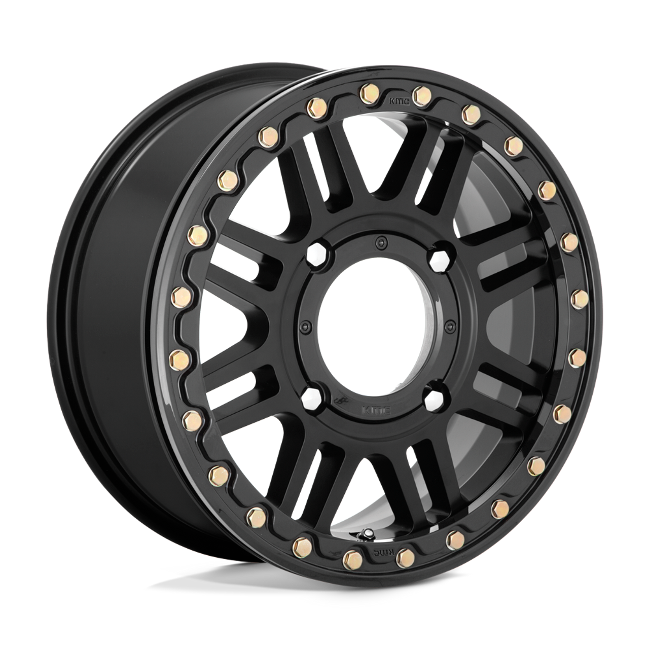 KS250 15X6 4X137 S-BLK BLK-RING 38MM