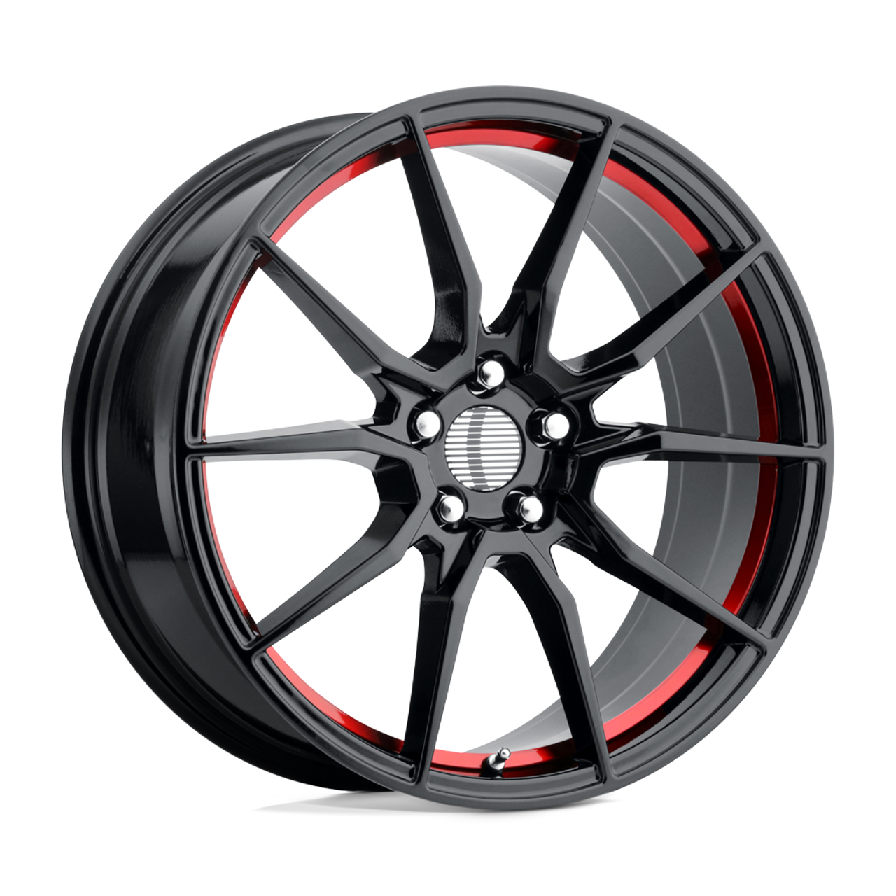 PR193 17X9 5X4.5 G-BLK RED MACH 24MM