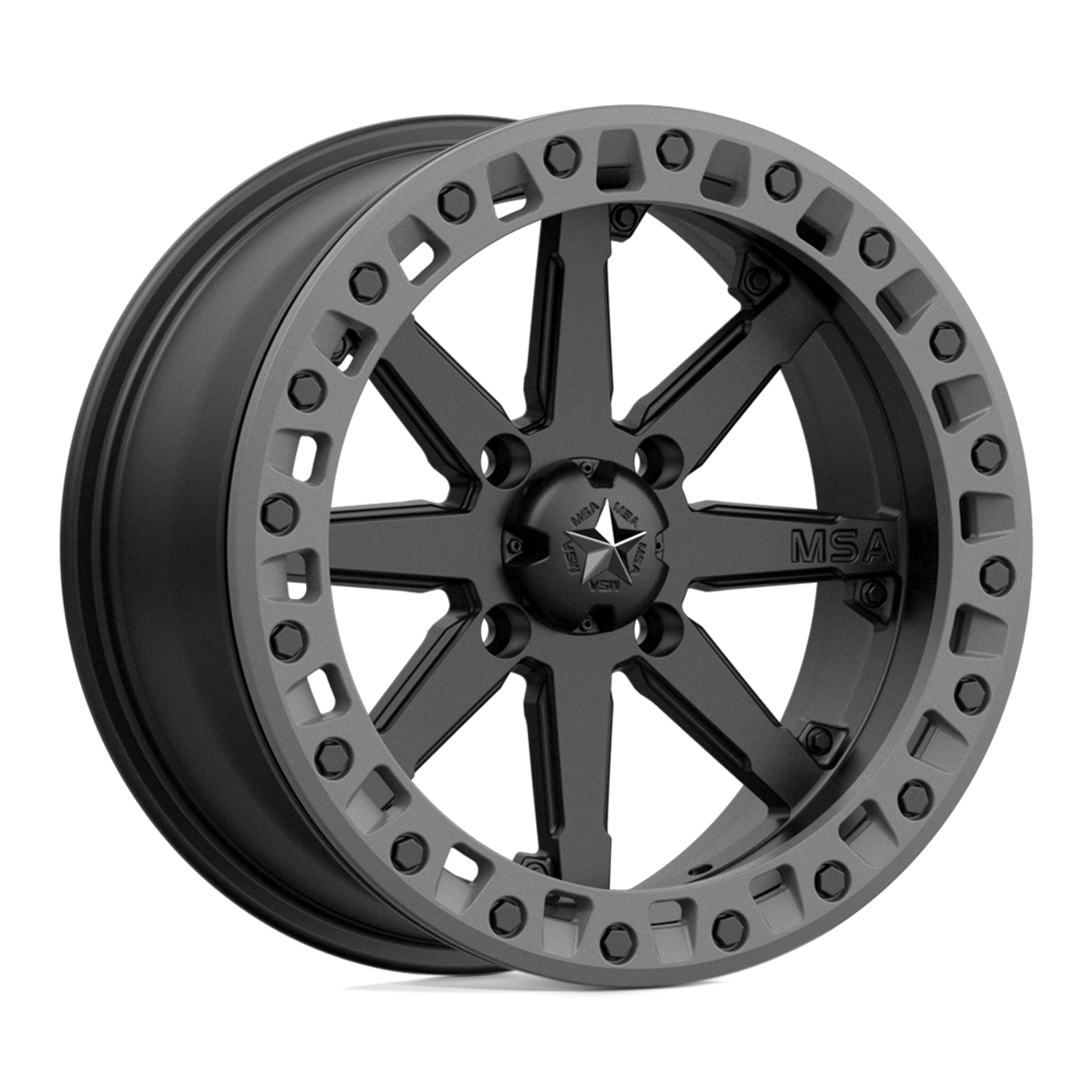 MA31 15X7 4X156 S-BLK M-GRY RG 00MM