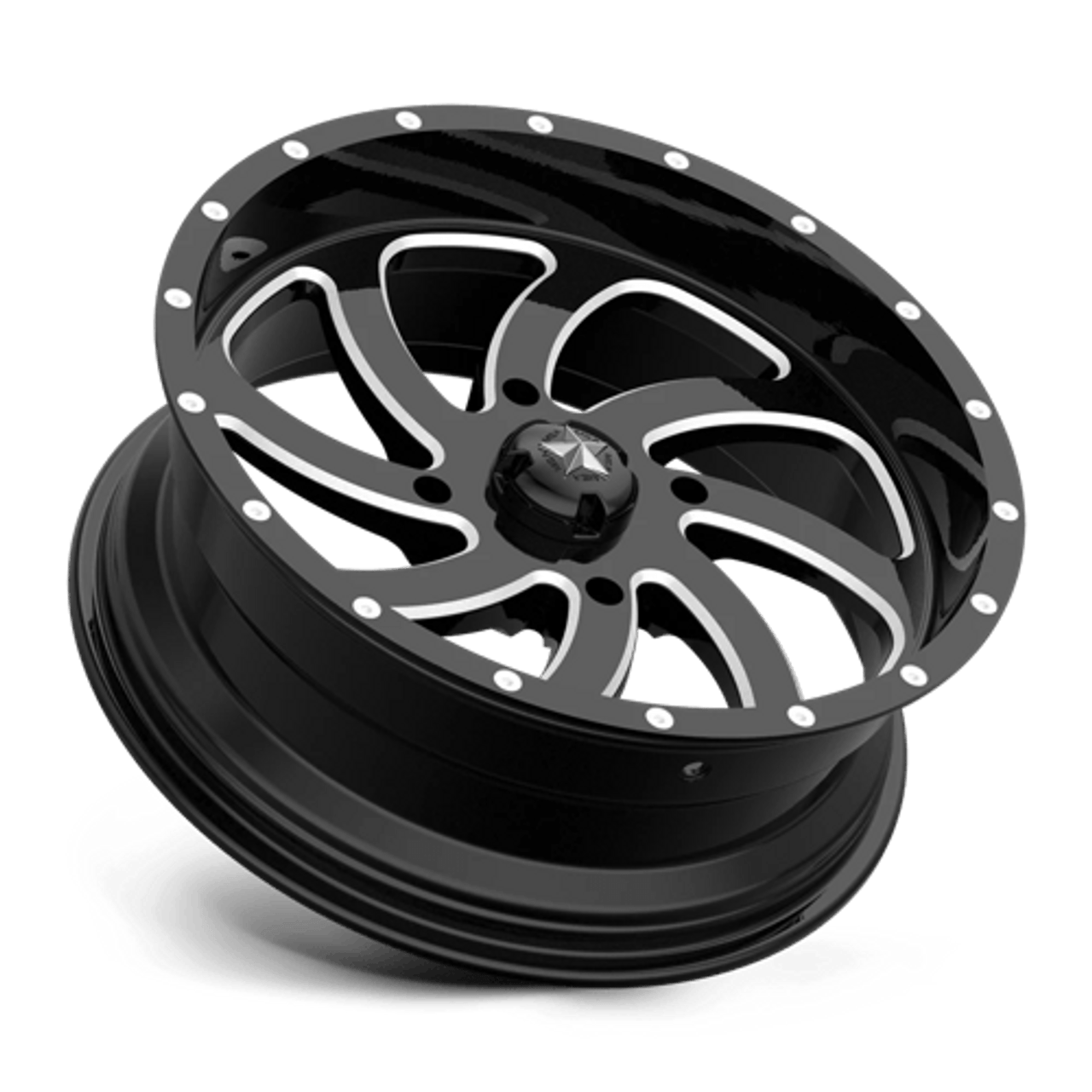 MA36 18X7 4X137 G-BLK MILL 00MM