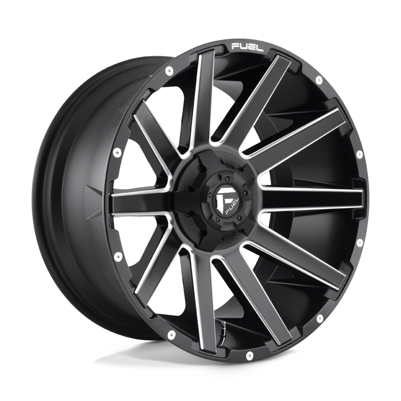 D616 22X10 8X6.5 MT-BLK-MIL -18MM