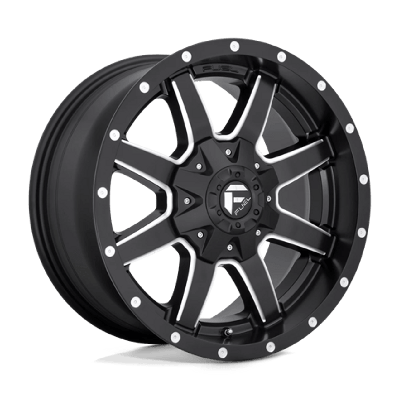 D538 17X10 8X6.5 MT-BLK-MIL -24MM