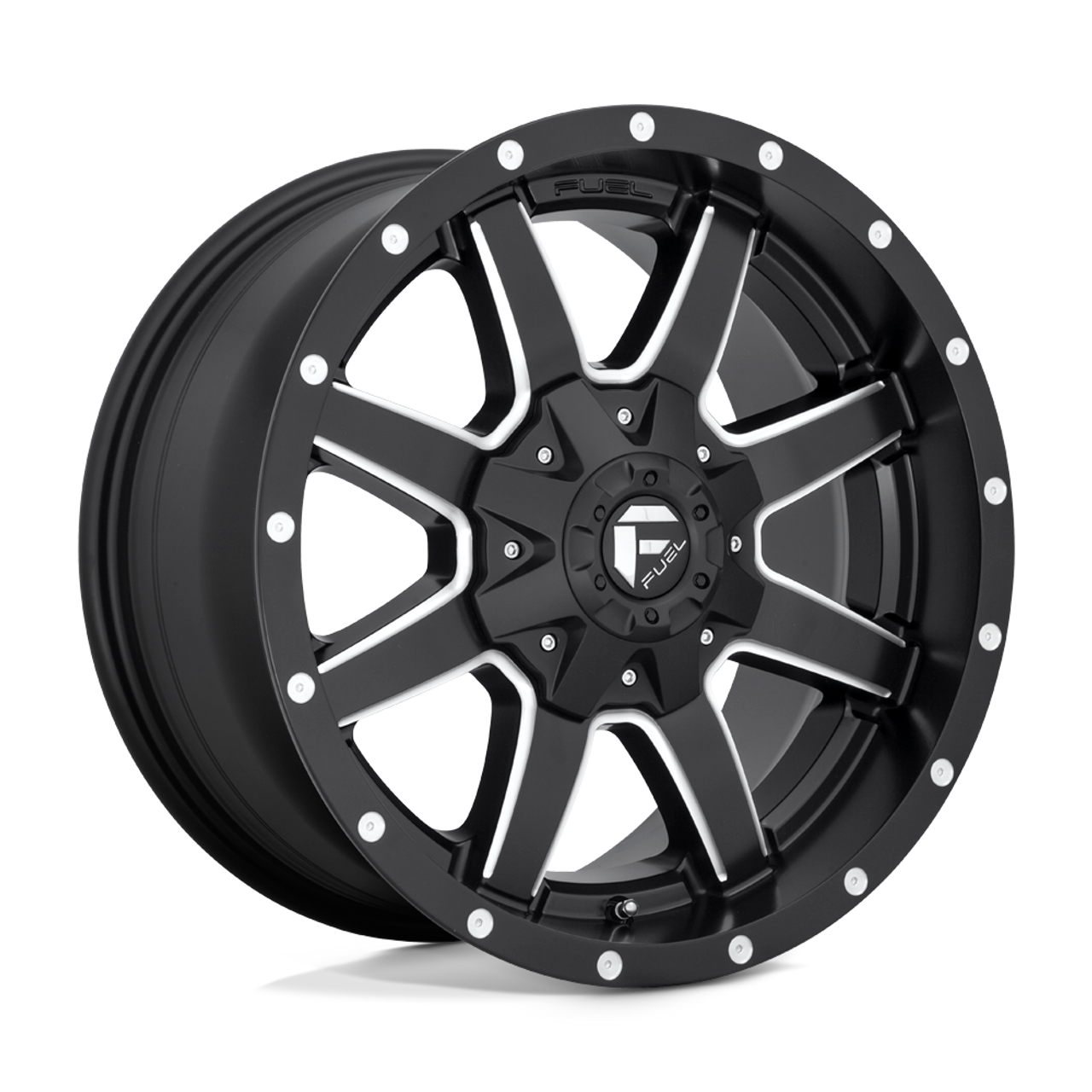 D538 17X9 8X6.5 MT-BLK-MIL -12MM