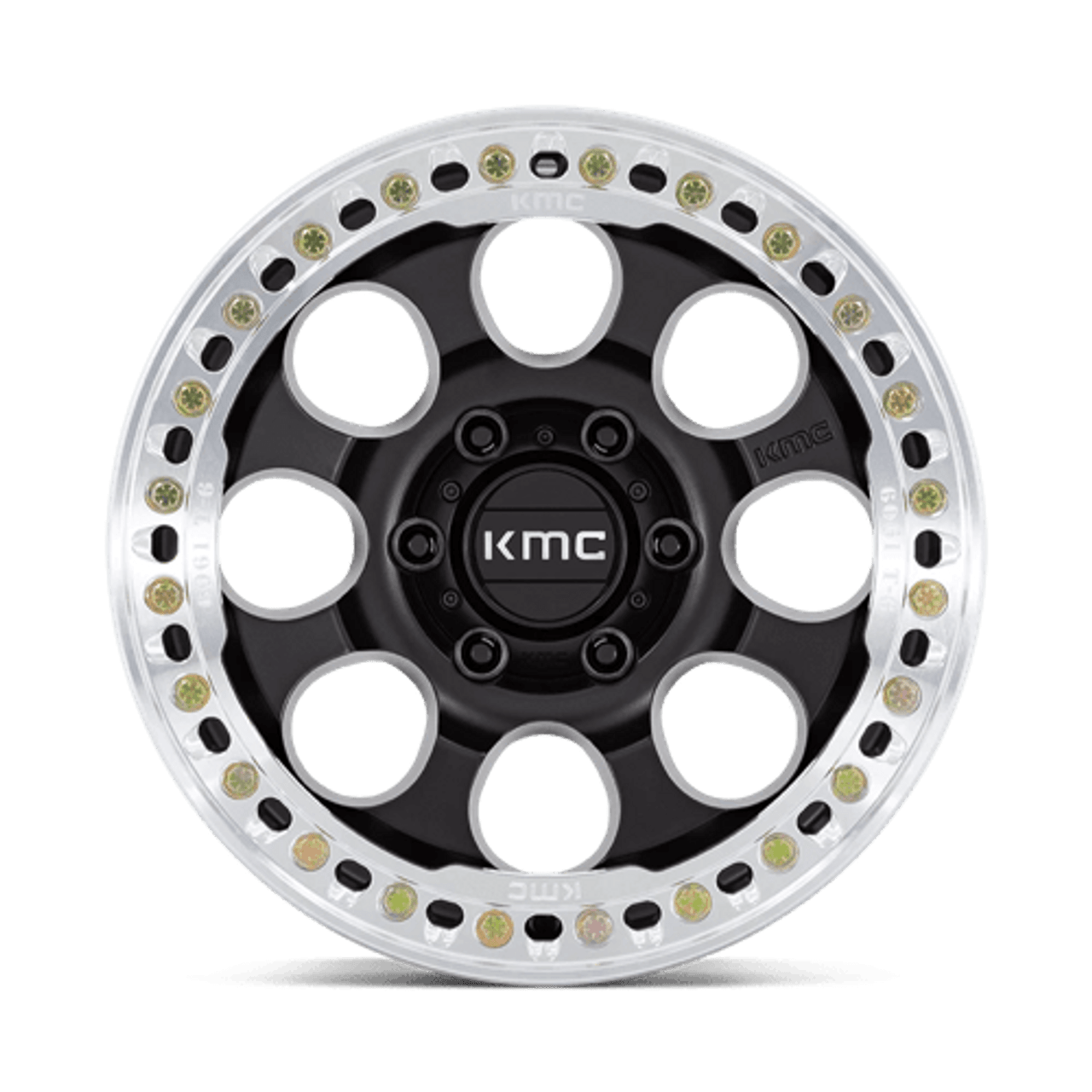 KM237 17X9 5X5.0 S-BLK-MACH-RG -38MM